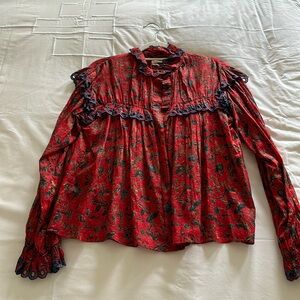 Isabel Marant Étoile 100% cotton button down shirt